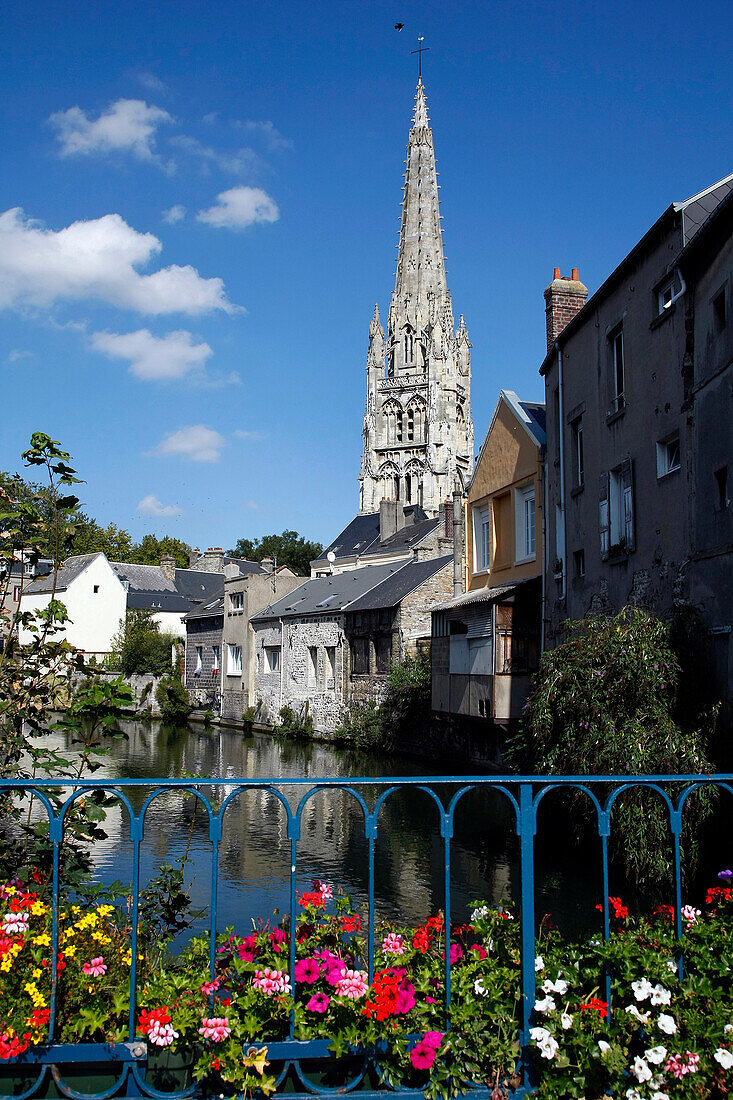 The 12Th-14Th Century Saint-Martin Church, Harfleur, Seine-Maritime (76), Normandy, France