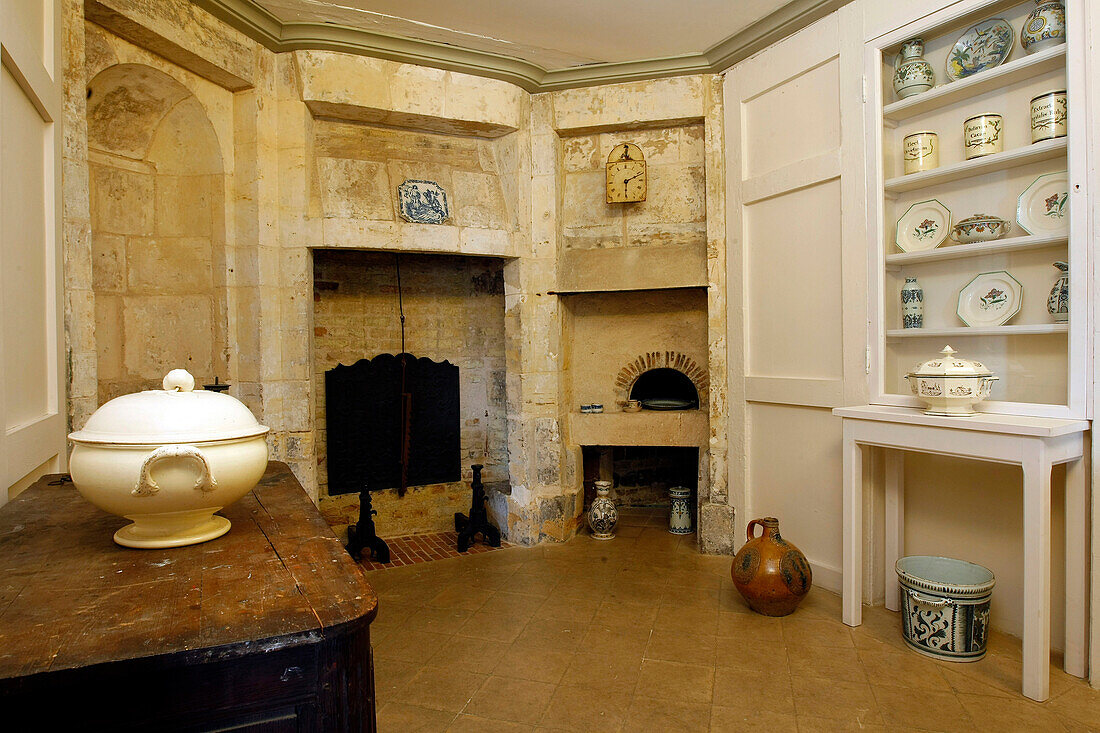 The Kitchen, The Ship Owner'S House, Le Havre, Seine-Maritime (76), Normandy, France