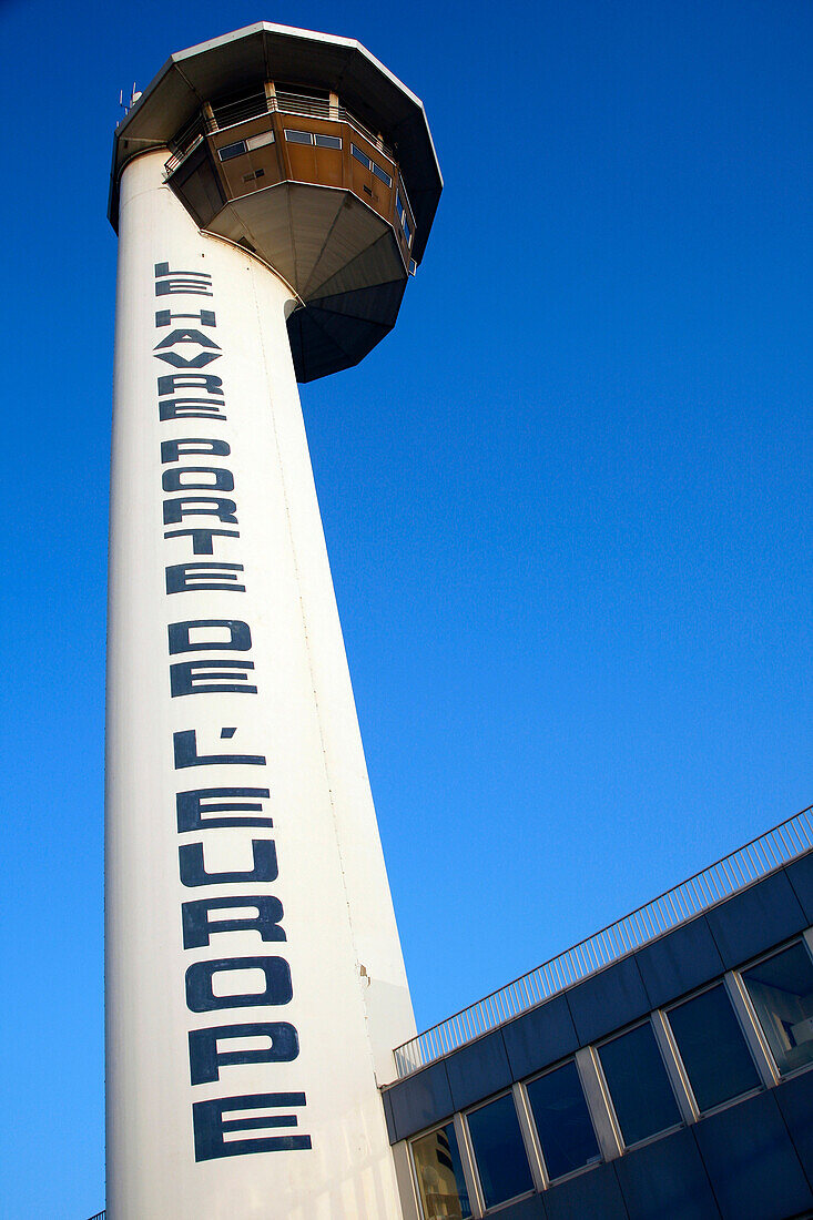Control Tower Of The Harbor Master'S Office In The Port Of Le Havre, Seine-Maritime (76), Normandy, France