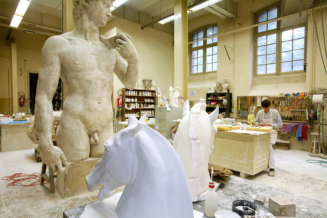 The Mold Casting Workshop, Royal Museums Of Art And History, Brussels, Belgium
