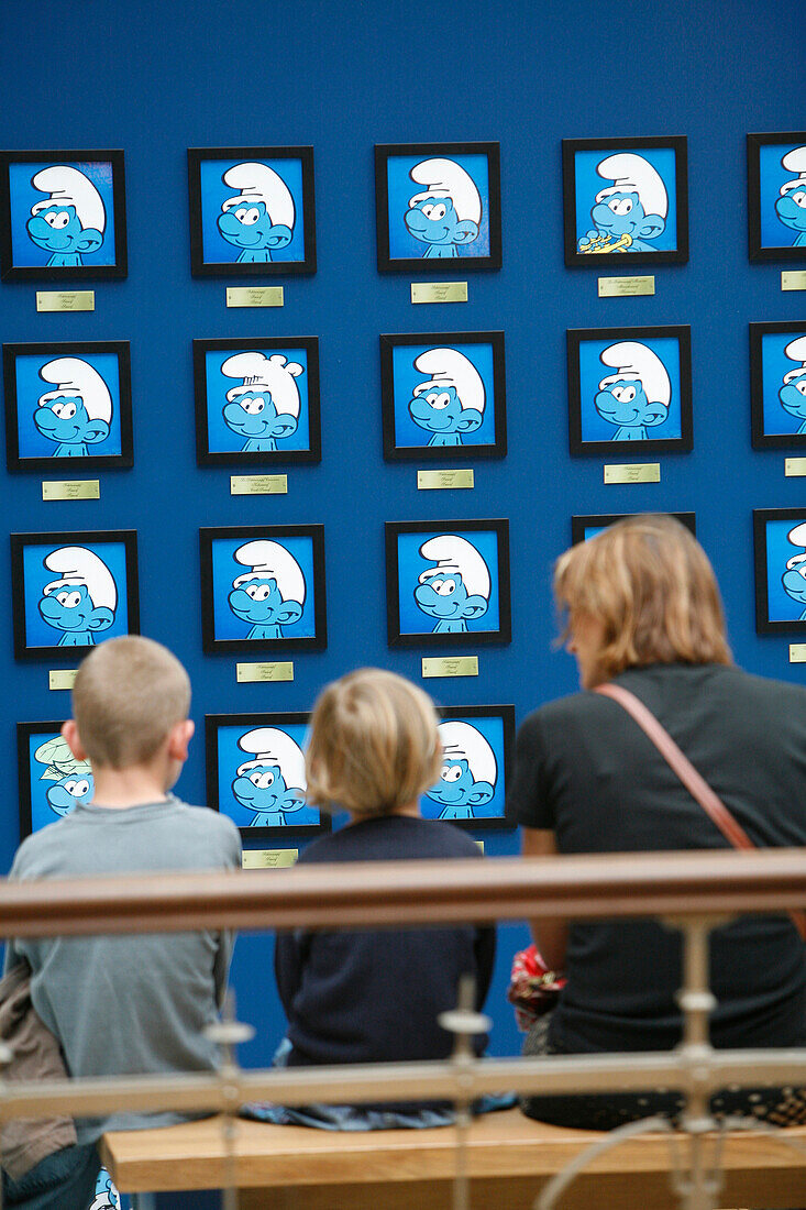 Smurf Exhibition, The Belgian Center For Comic Strips, Brussels, Belgium