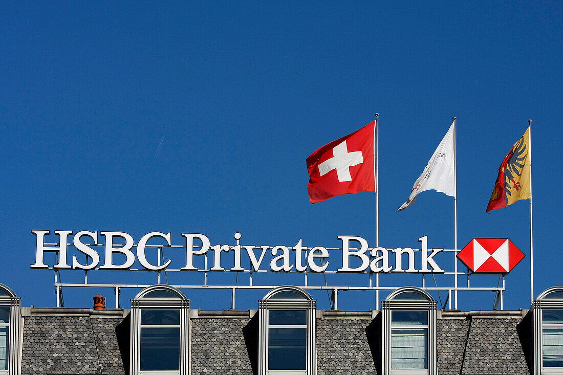 Hsbc Private Banking', The Private Swiss Banks In Geneva, Switzerland