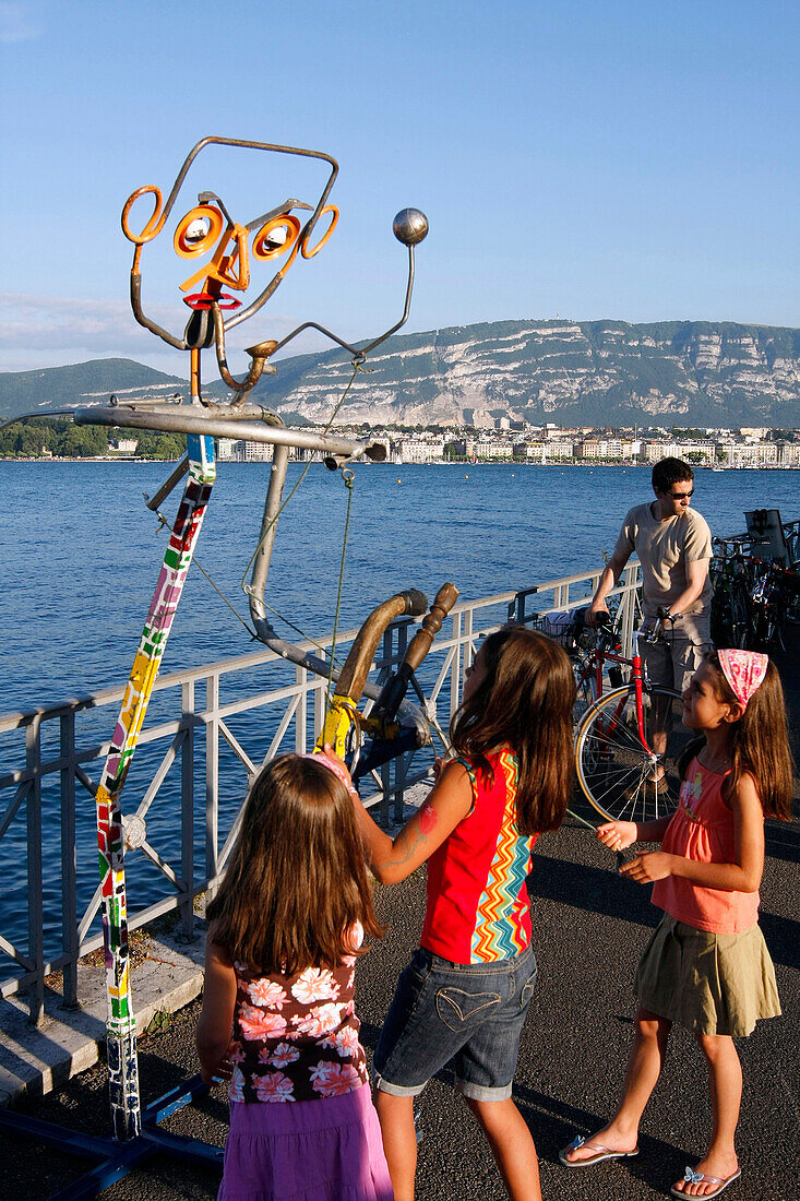 Open-Air Party For Children In The Mon Repos Park On The Banks Of Lake Geneva, Geneva, Switzerland