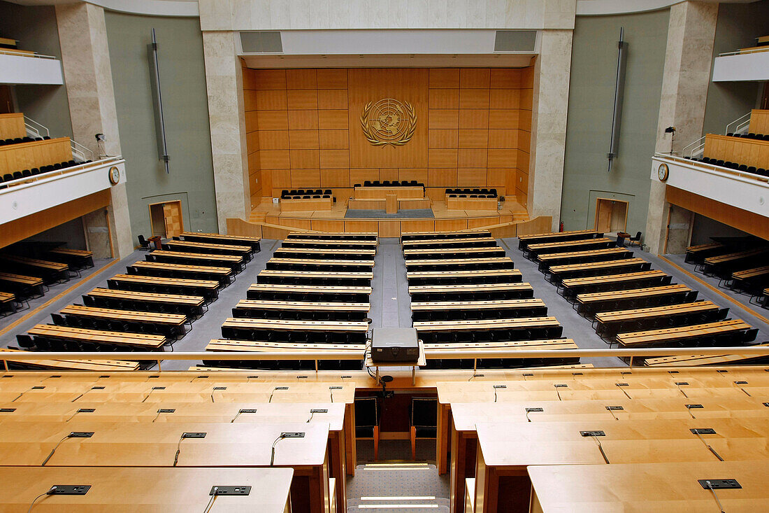 The Big Assembly Hall, Palace Of Nations, United Nations Offices, Geneva, Switzerland