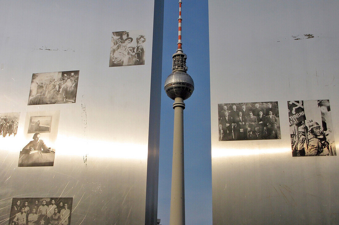 Marx Engels Forum And The Television Tower, Fernsehturm, Berlin, Germany