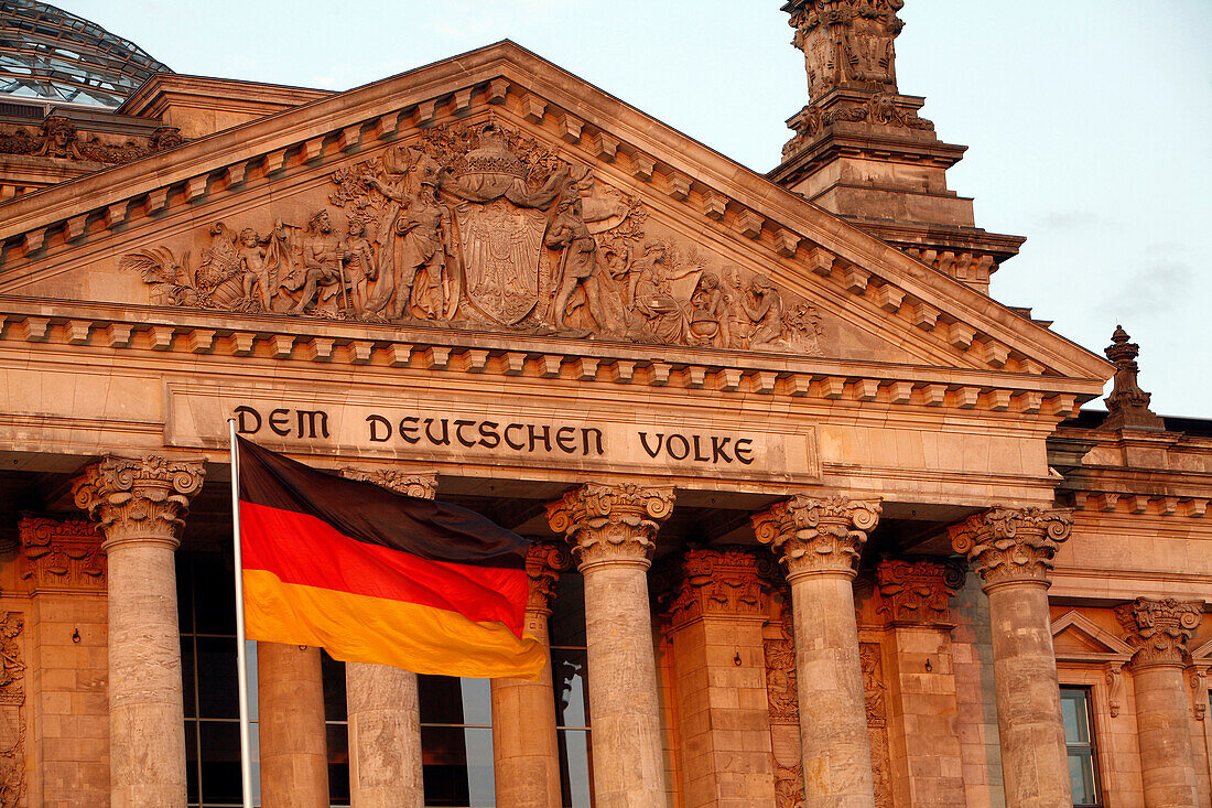 German Parliament, German Bundestag, Reichstag, Platz Der Republik, Berlin, Germany