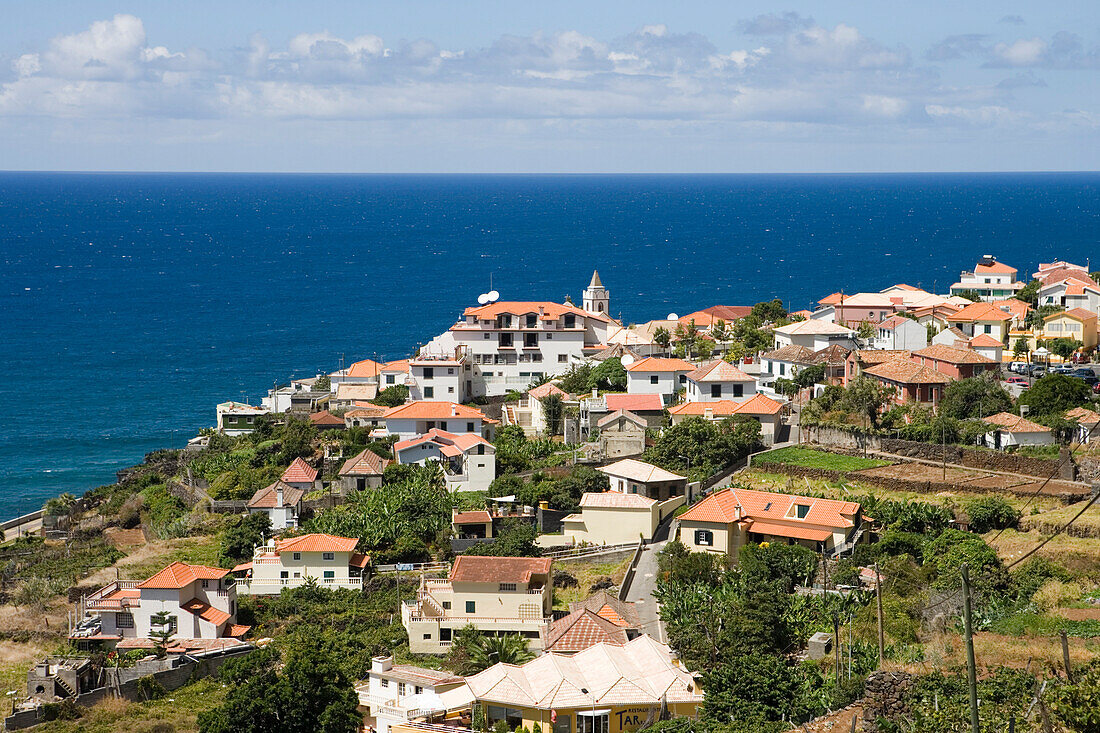 View over the town, Jardim do Mar, Madeira, Portugal
