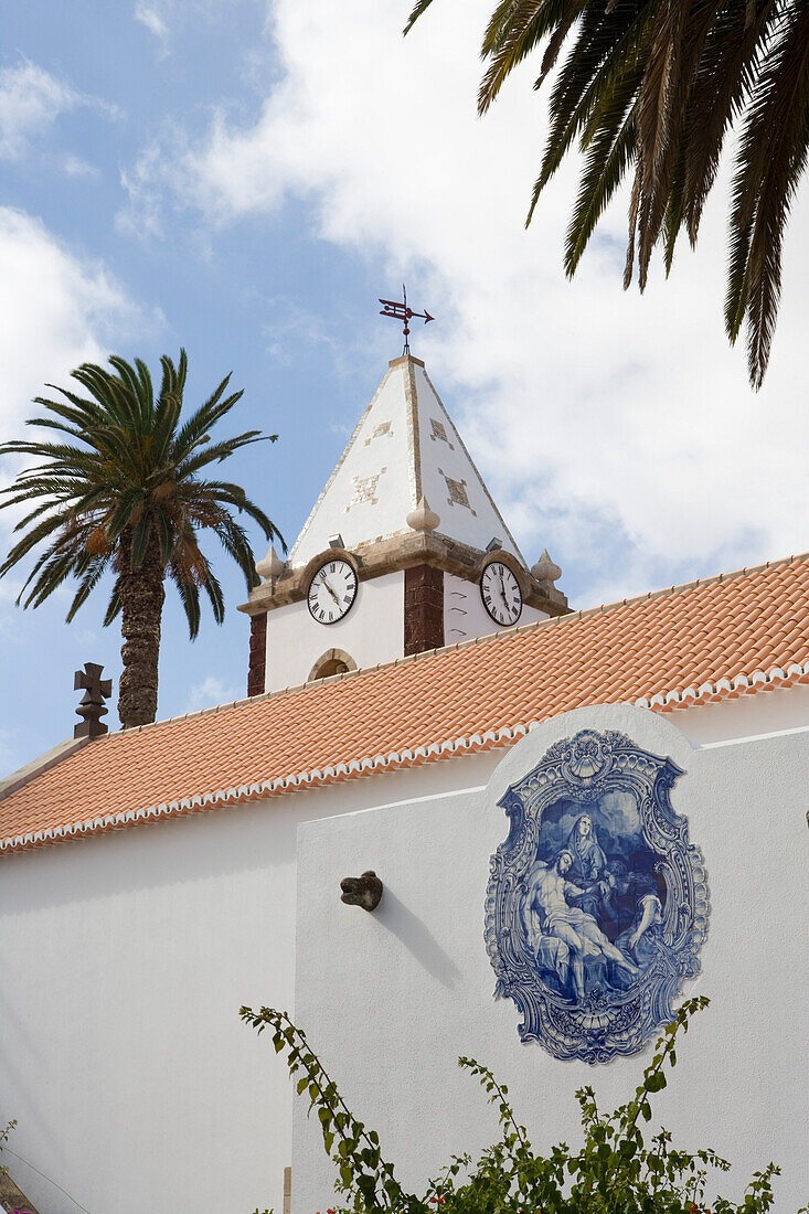 Nossa Senhora da Poedada Church, Vila Baleira, Porto Santo, near Madeira, Portugal