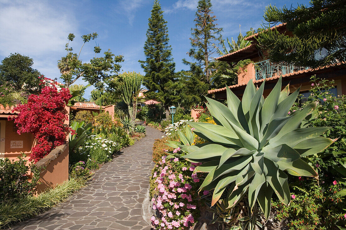 Prachtvoller Garten im Quinta Splendida Wellness und Botanical Garden Resort, Canico, Madeira, Portugal