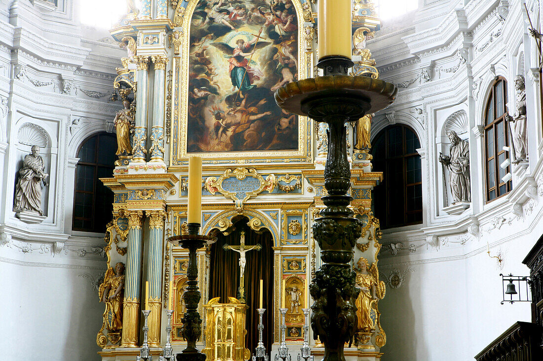 Hochaltar, Jesuitenkirche St. Michael, München, Bayern, Deutschland
