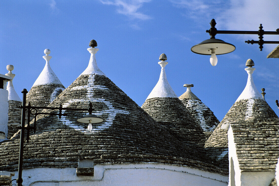 Trulli-Häuser, Alberobello, Gargano, Apulien, Italien