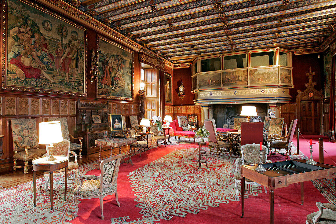 The Great Salon, Castle, Meillant, Cher (18), France