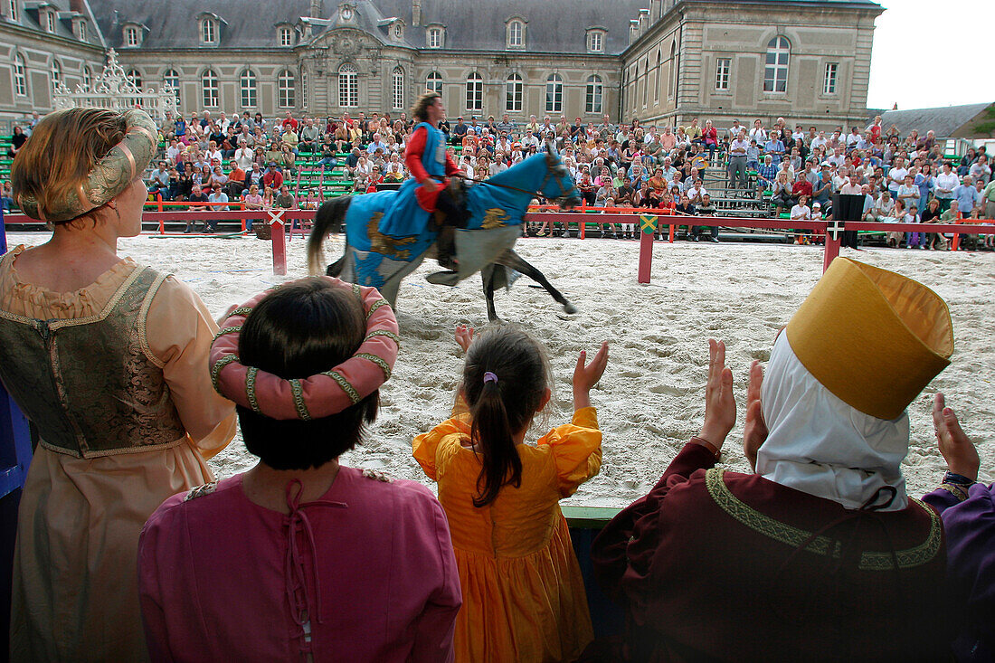 Knights' Tournament, Wool Fair, Medieval Festival Of Chateaudun, Eure-Et-Loir (28), France