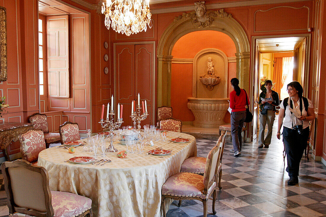 Dining Room, Chateau De Villandry, Indre-Et-Loire (37), France