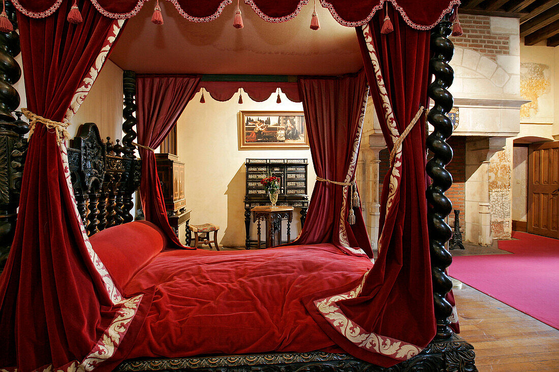 Leonardo Da Vinci'S Bedroom, Chateau Du Clos Luce, Amboise, Indre-Et-Loire (37), France