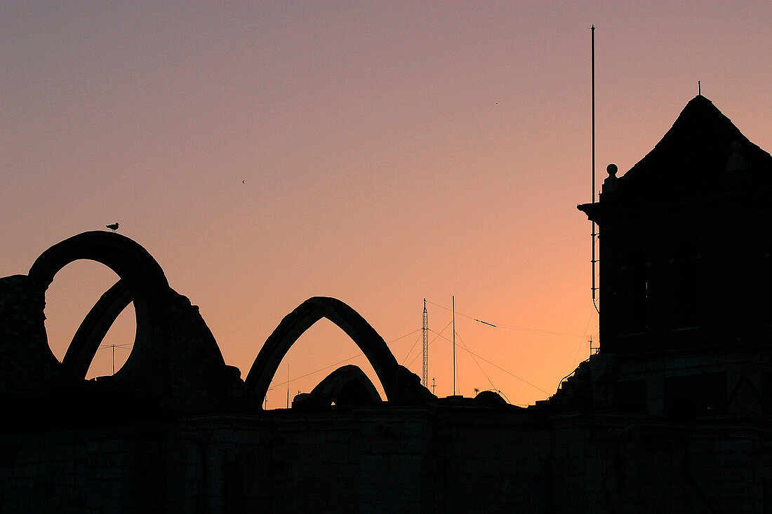 Carmelite Convent And Museum, (Igreja E Museu Do Carmo), Chiado Quarter, Lisbon, Portugal