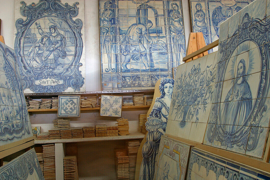 Azulejos Makers And Sale Of Old Azulejos, Ceramica De Bicesse, Cascais Region, Portugal