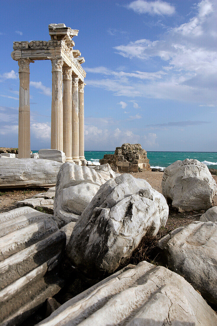 Temple To Apollo, Side, Antalya Region, Turkey