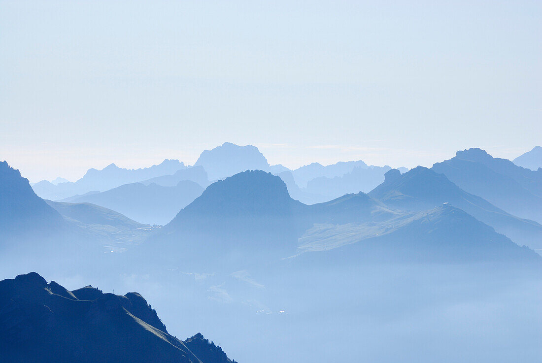 Sorapis, Sas Bece and Sas de Mezdi, Dolomites, Trentino-Alto Adige/South Tyrol, Italy