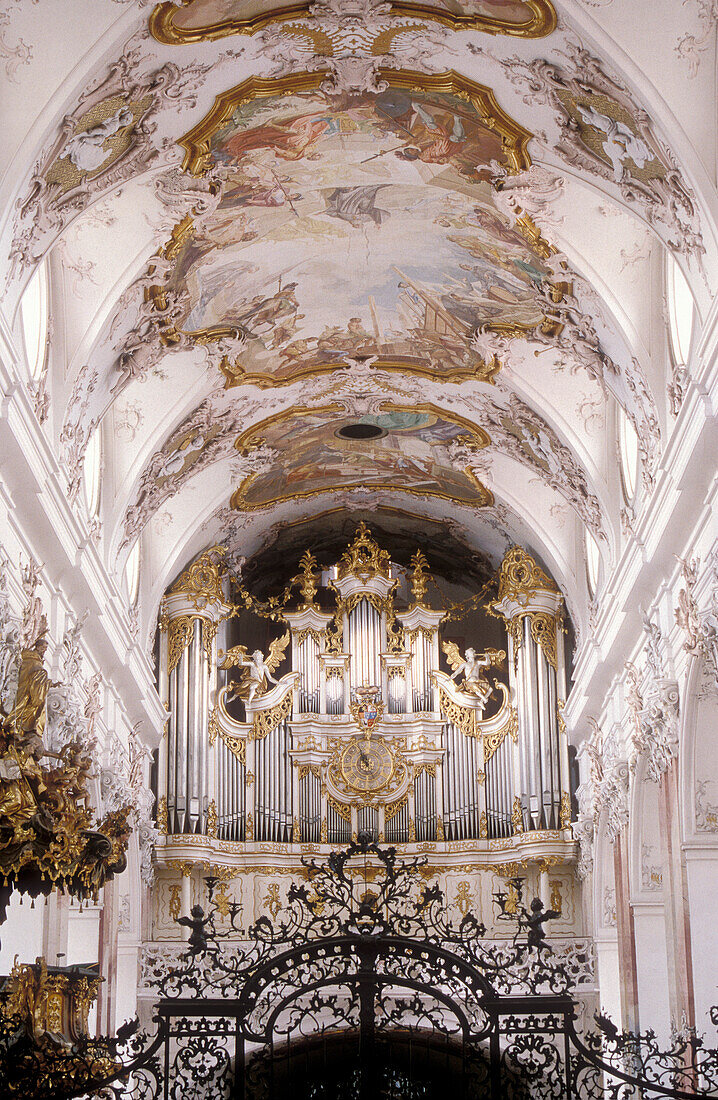 Amorbach, Abteikirche church, Bavaria, Germany