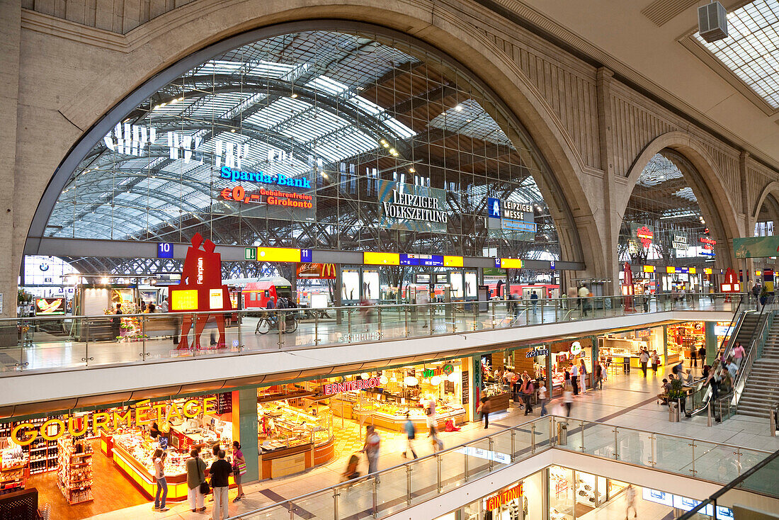 Main station, Leipzig, Saxony, Germany