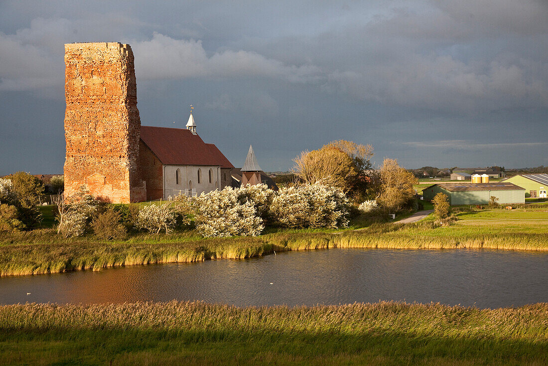 Old Church of Our Saviour, Alte Kirche, Pellworm island, Schleswig-Holstein, Germany