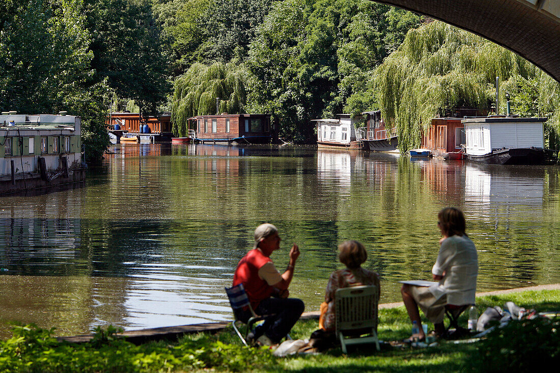 Picnic On The Banks Of The Spree, Tiergarten, Berlin, Germany