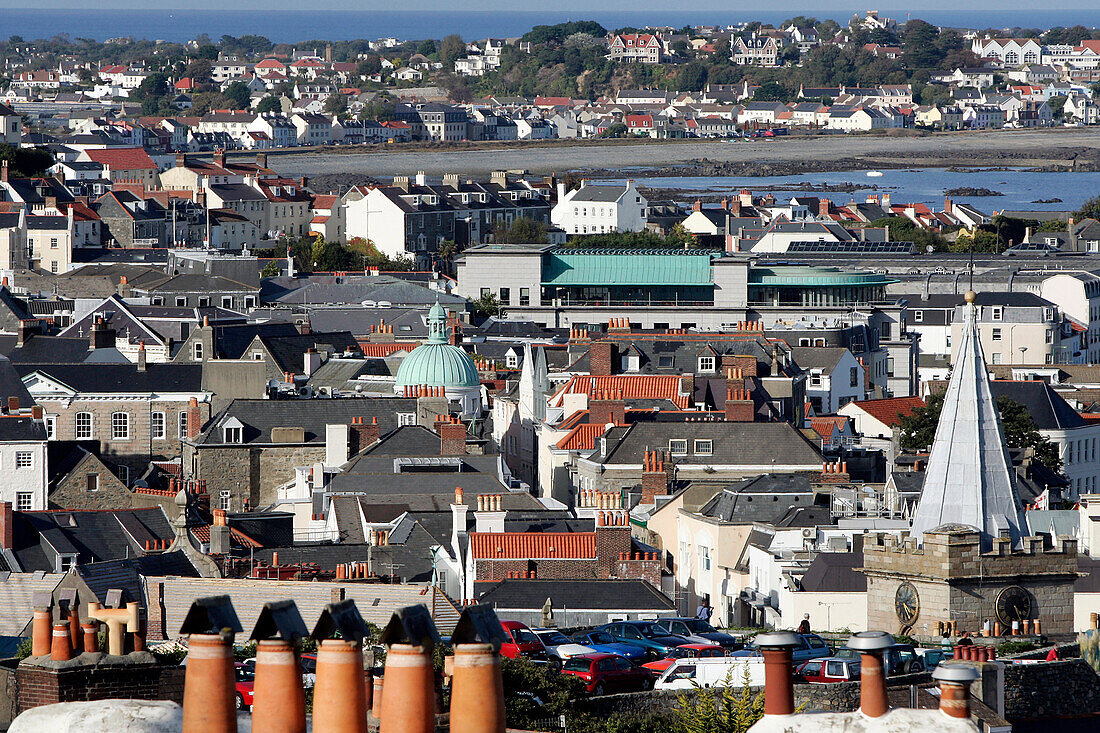 Town Of Saint Peter Port, Guernsey, England