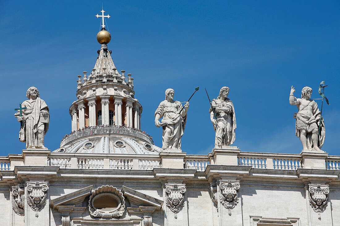 Dome Of Saint Peter'S Basilica, Basilica San Pietro, Rome