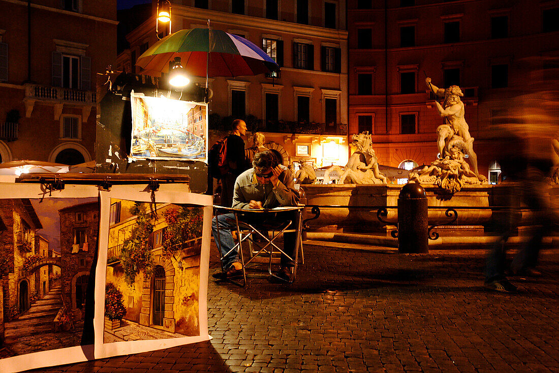 Painter, Piazza Navona, Rome