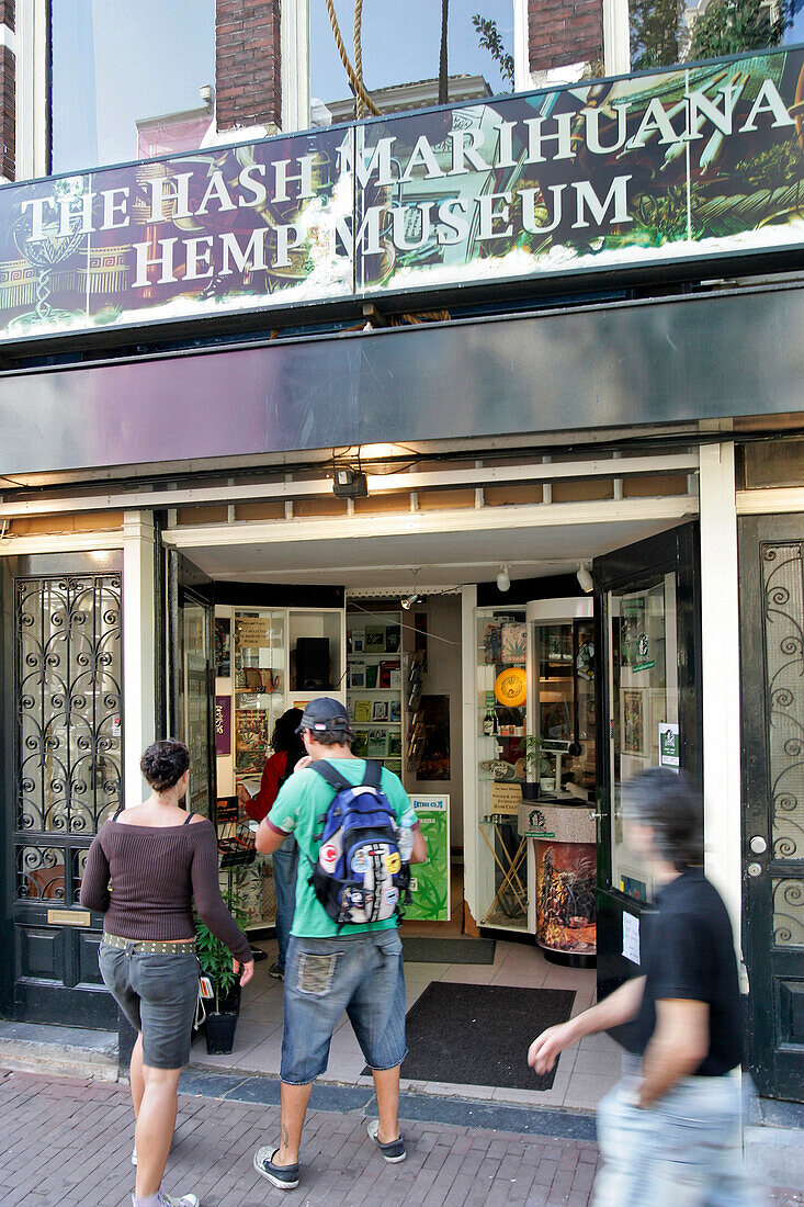Hashish And Marijuana Museum, Red Light District, Amsterdam, Netherlands