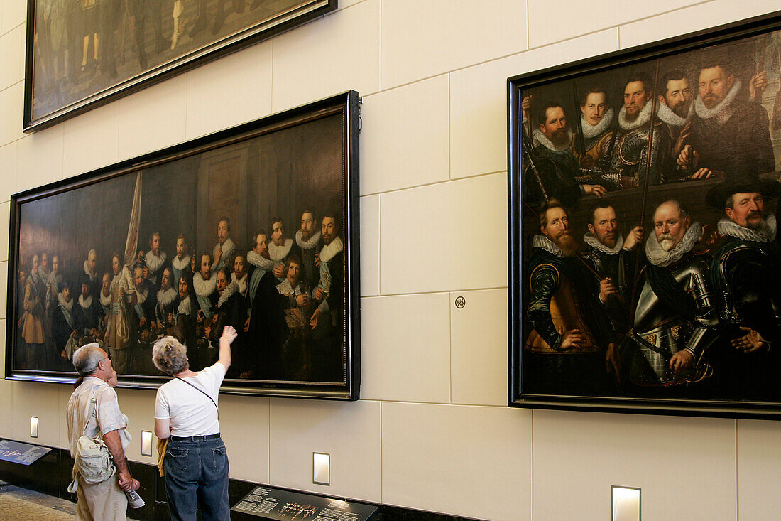 The Hall Of The Civic Guards 'Schttersgalerij'In The Amsterdam Historical Museum, Amsterdams Historisch Museum', Amsterdam, Netherlands