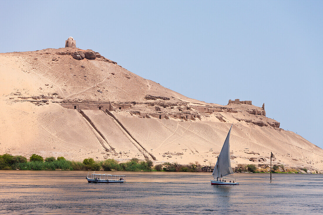 Felucca on Nile River, Aswan, Egypt
