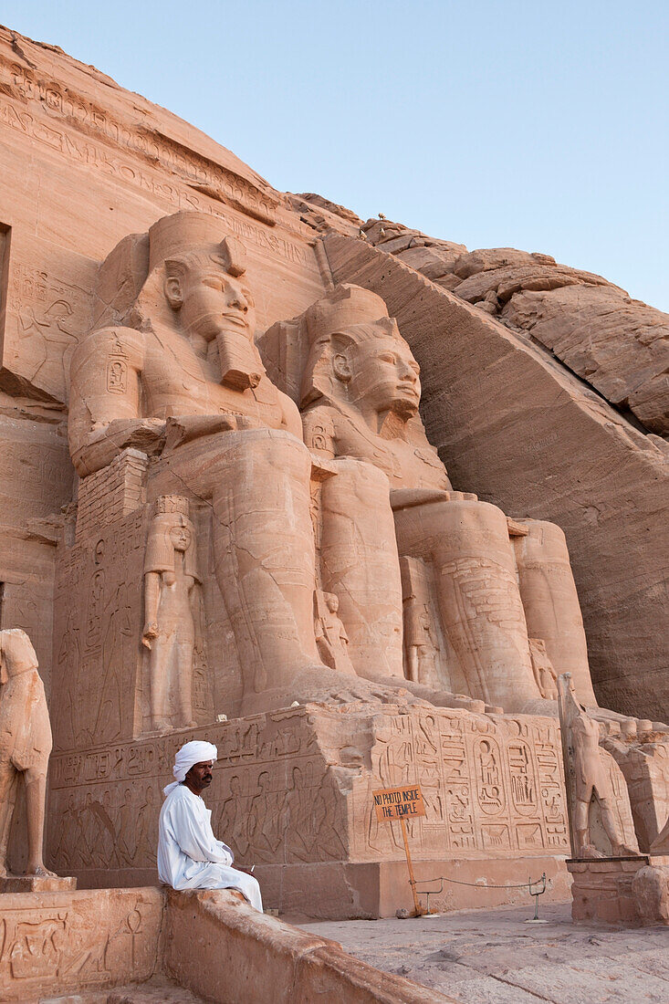 Grosser Tempel von Pharao Ramses II, Abu Simbel, Ägypten