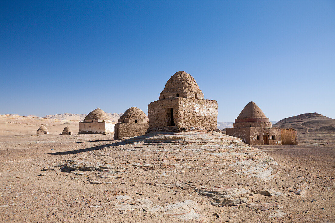 Tombs at El Qasr in Dakhla Oasis, Libyan Desert, Egypt