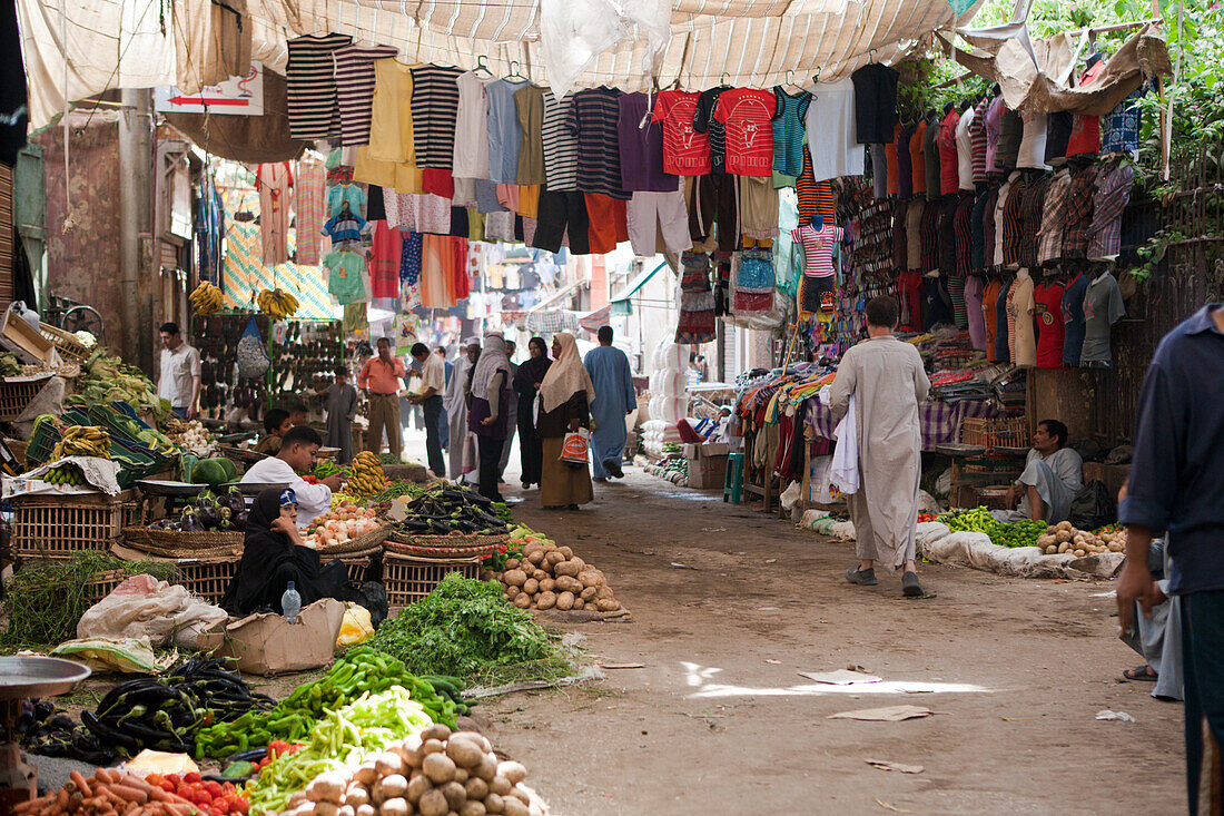 Markt in Luxor, Luxor, Ägypten