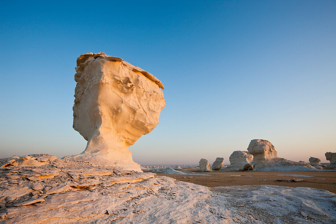 Formations in White Desert National Park, Libyan Desert, Egypt