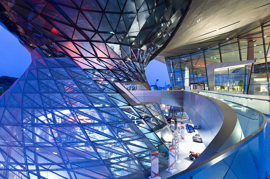 BMW World, built 2003 - 2007 by Coop Himmelblau, Munich, Bavaria, Germany, Europe