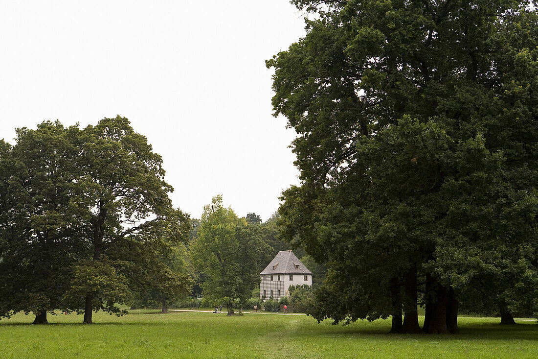 Goethes Gartenhaus, Park an der Ilm, Ilmpark, Weimar, Thüringen, Deutschland, Europa