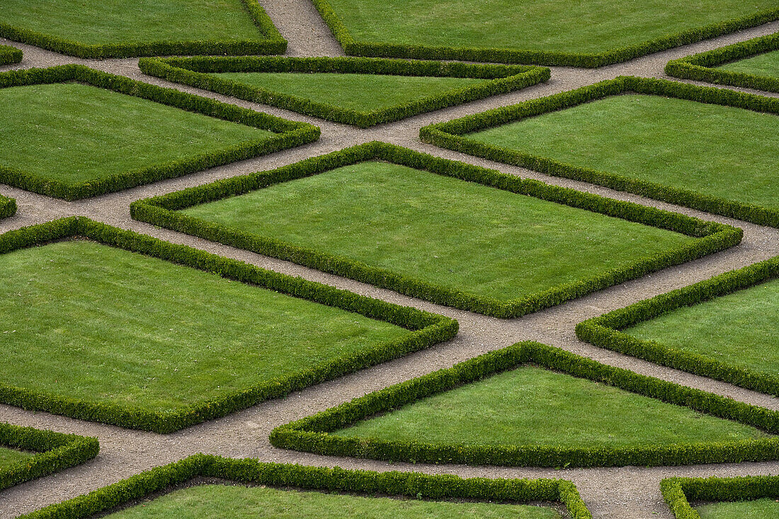 Neuwerkgarten, barocker Terrassengarten, Schloss Gottorf, Schleswig, Schleswig-Holstein, Deutschland, Europa