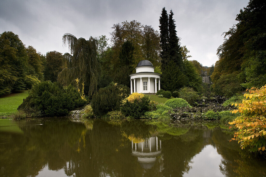 Apollo Temple in Bergpark Wilhelmshöhe, largest European hillside park, Kassel, Hesse, Germany, Europe