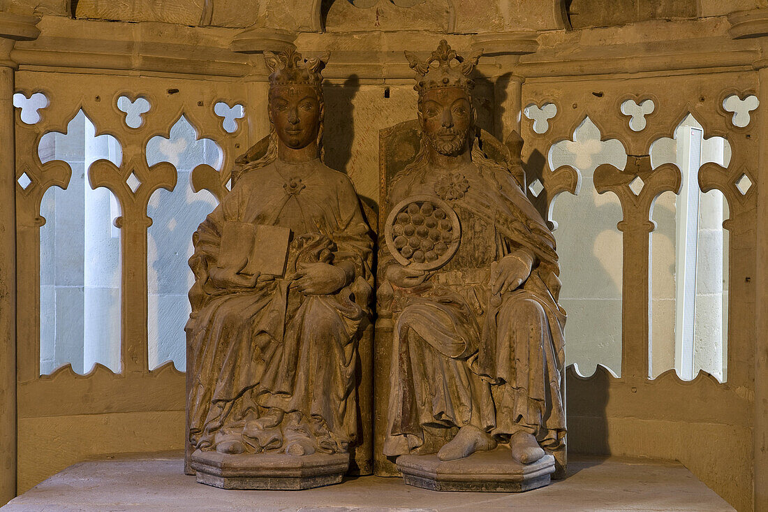 Das Herrscherpaar im Magdeburger Dom an der Elbe, Magdeburg, Sachsen-Anhalt, Deutschland, Europa