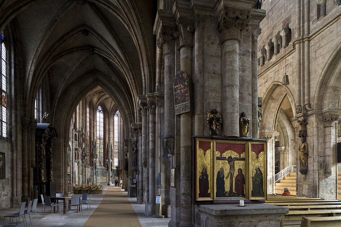 St. Sebaldus church, Sebalduskirche in Nuremberg, Nuremberg, Bavaria, Germany, Europe