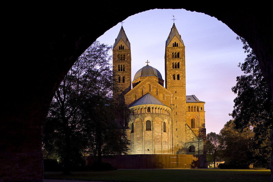 Speyer cathedral, Imperial Cathedral Basilica of the Assumption and St Stephen, UNESCO world cultural heritage, Speyer, Rhineland-Palatinate, Germay,  Europe