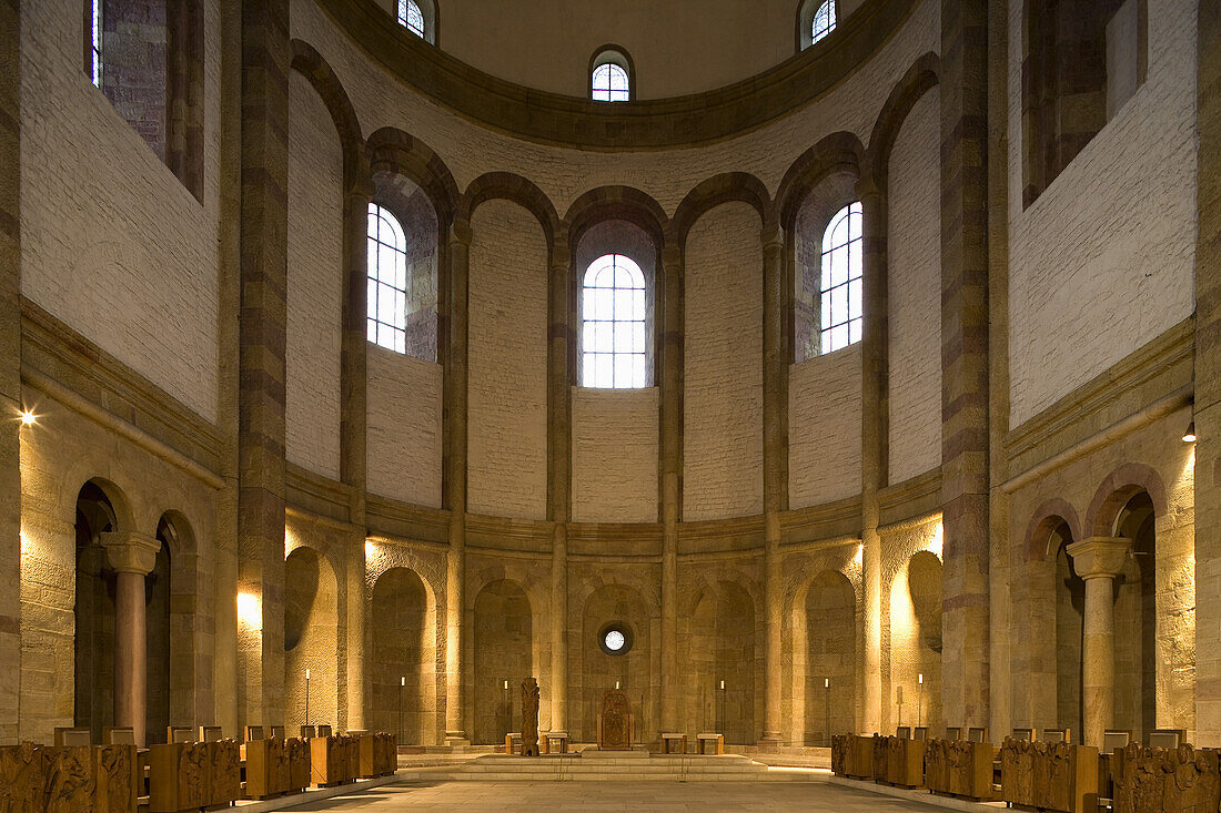 Dom zu Speyer, Kaiserdom, größte noch erhaltene romanische Kirche der Welt, UNESCO Weltkulturerbe, Speyer, Rheinland-Pfalz, Deutschland, Europa