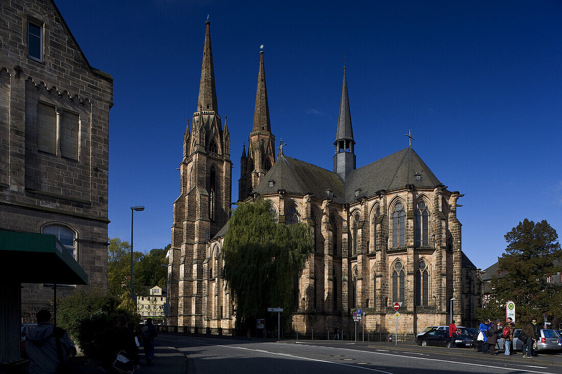 Elisabethkirche in Marburg, Hessen, Deutschland, Europa