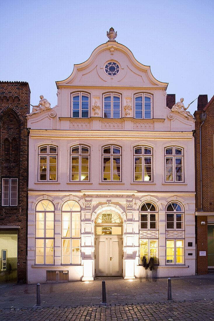 Buddenbrookhaus, Heinrich-und-Thomas-Mann-Zentrum, Lübeck, Schleswig-Holstein, Deutschland, Europa