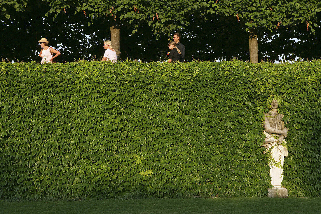 Panorama terrace, Great Garden, Herrenhausen Gardens, Hanover, Lower Saxony, Germany