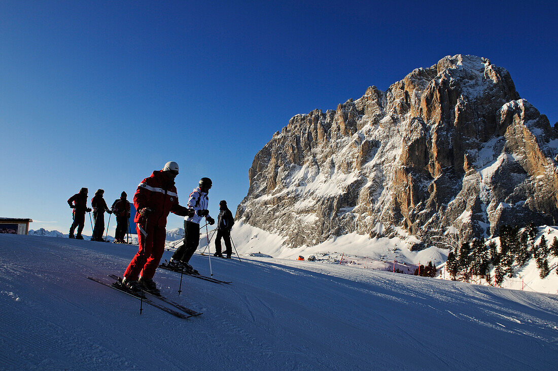 Santa Cristina, Wolkenstein, Langkofel, Sella Ronda, Groeden, South Tyrol, Italy