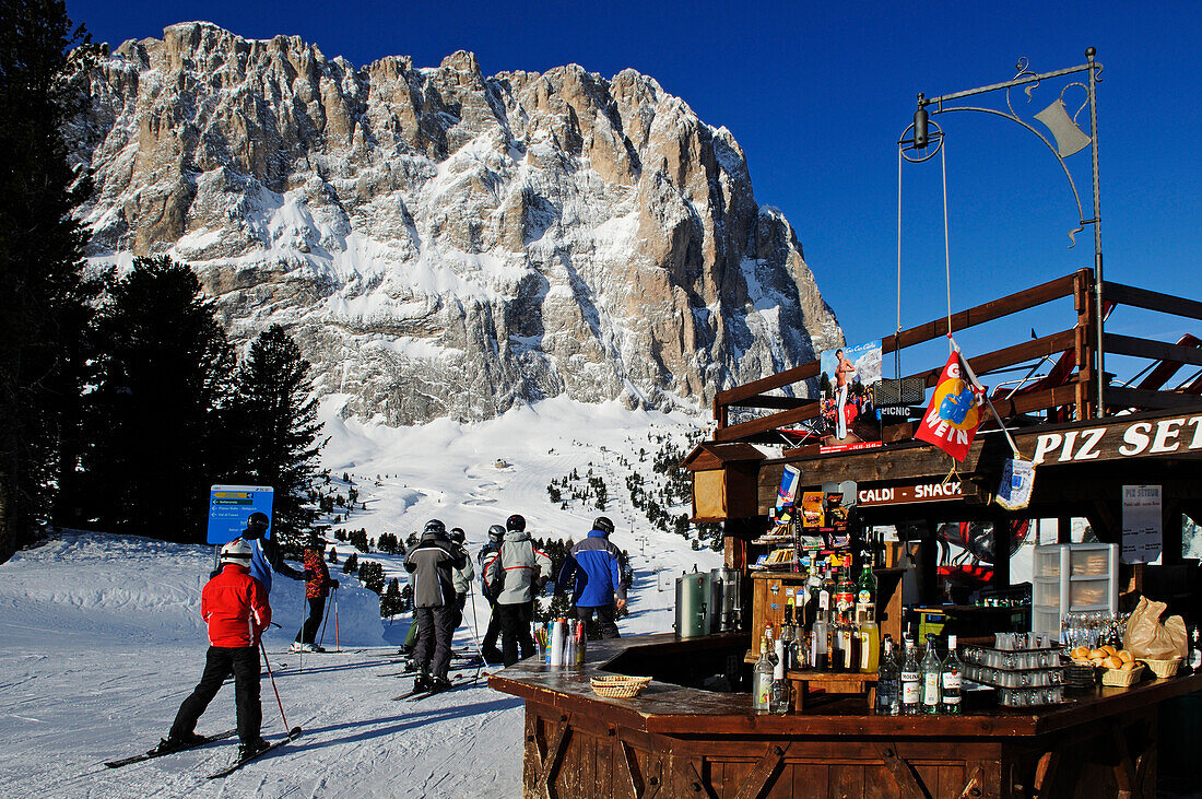 Santa Cristina, Wolkenstein, Langkofel, Sella Ronda, Groeden, South Tyrol, Italy